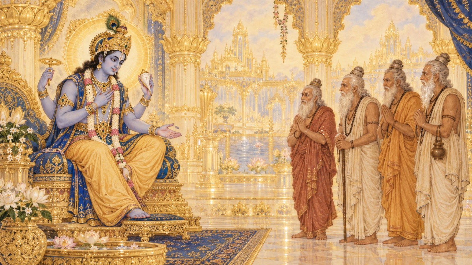 भगवान् यह घोषणा करते हुए कि उनके अनुचरों का अपराध उनका अपना अपराध है