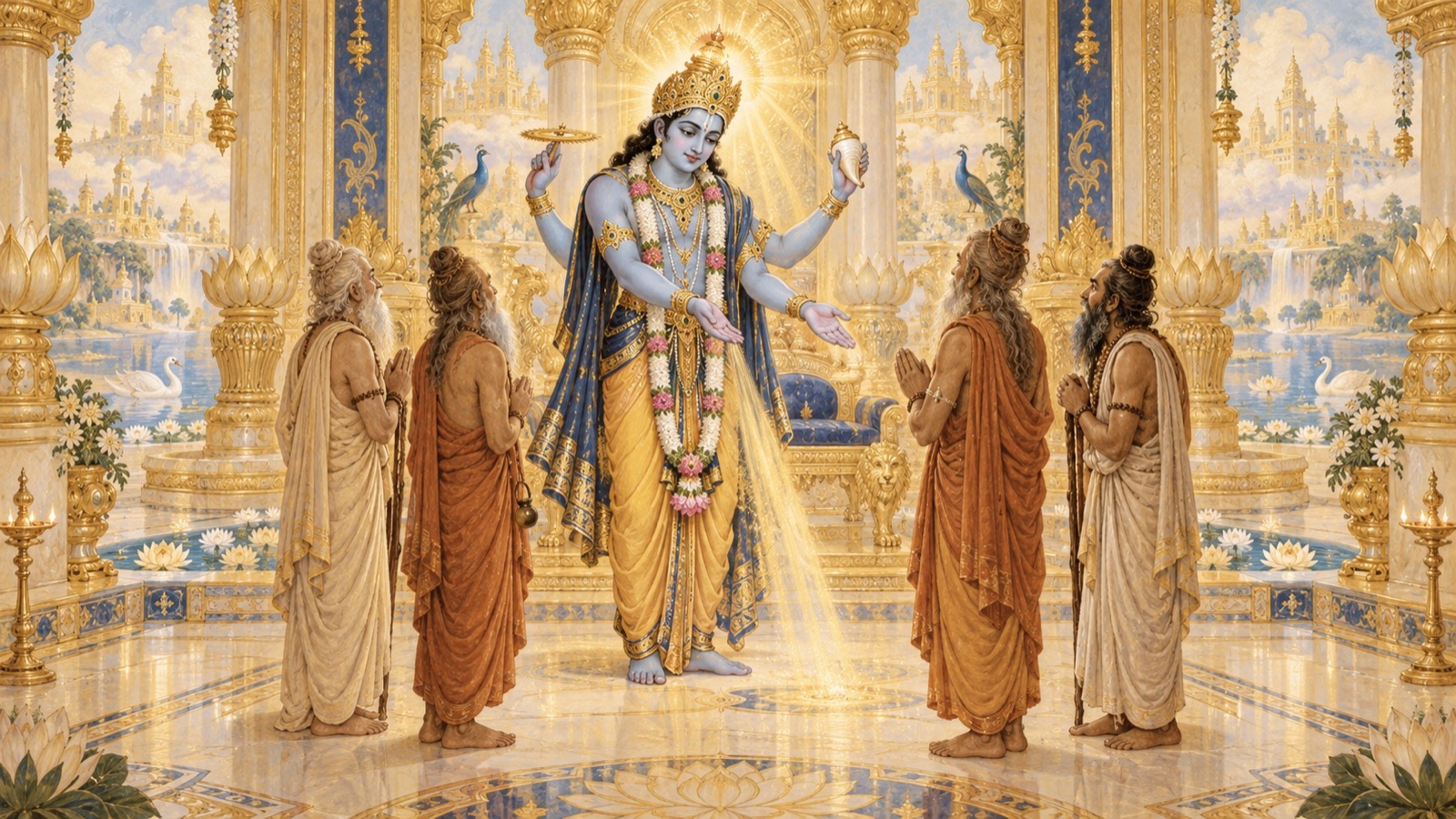The Lord vowing to honor the Brahmanas above His own glory