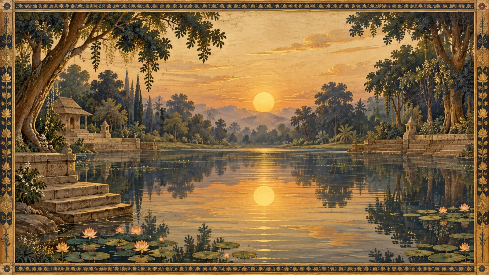 Just as the sun, though seen reflected in water, remains untouched by the water's coolness or unsteadiness, so the Spirit, though seated within a material body, remains forever untouched by its pleasures and pains — pure, changeless, and free