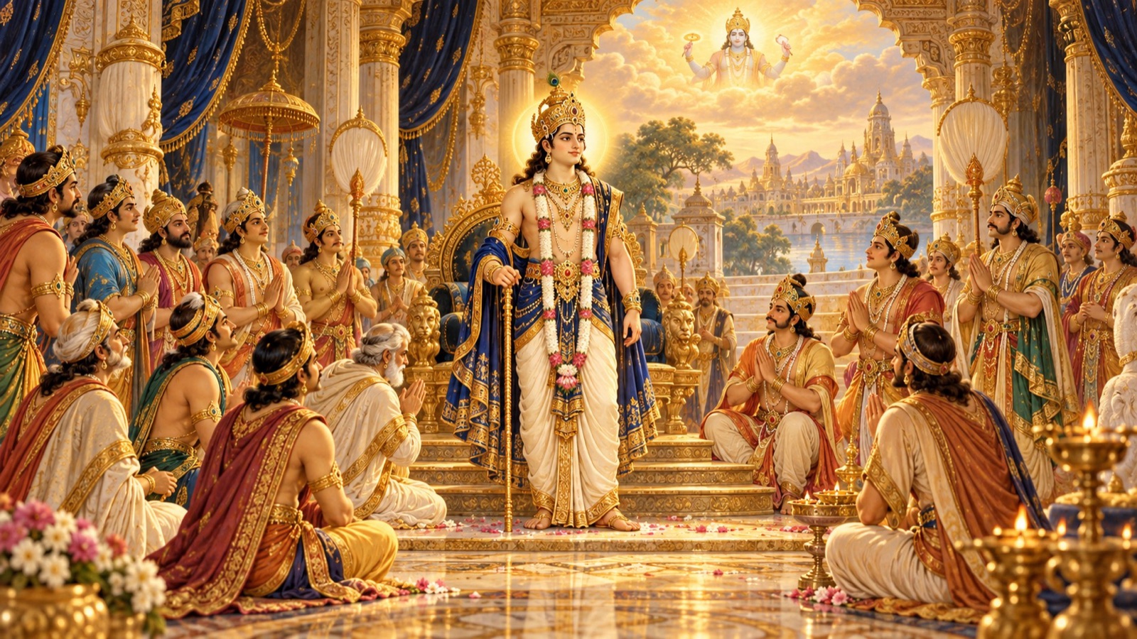 Viraja, last-born of the line, adorning the dynasty of Priyavrata with his glory