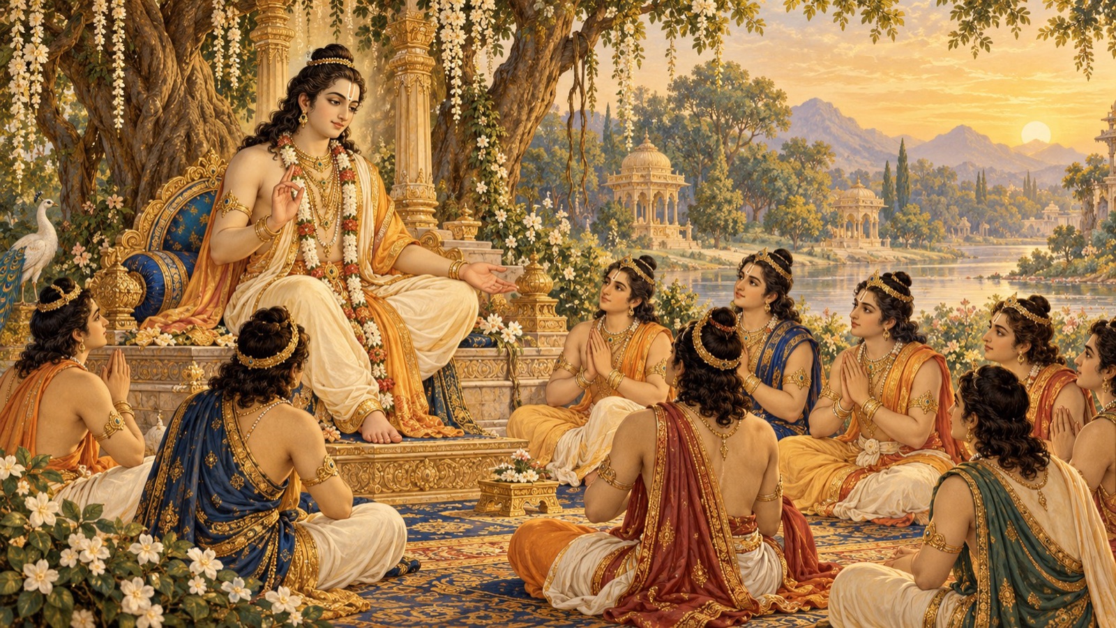 भगवान् ऋषभदेव अपने सावधान पुत्रों को मानव-देह के वास्तविक प्रयोजन का उपदेश देते हुए
